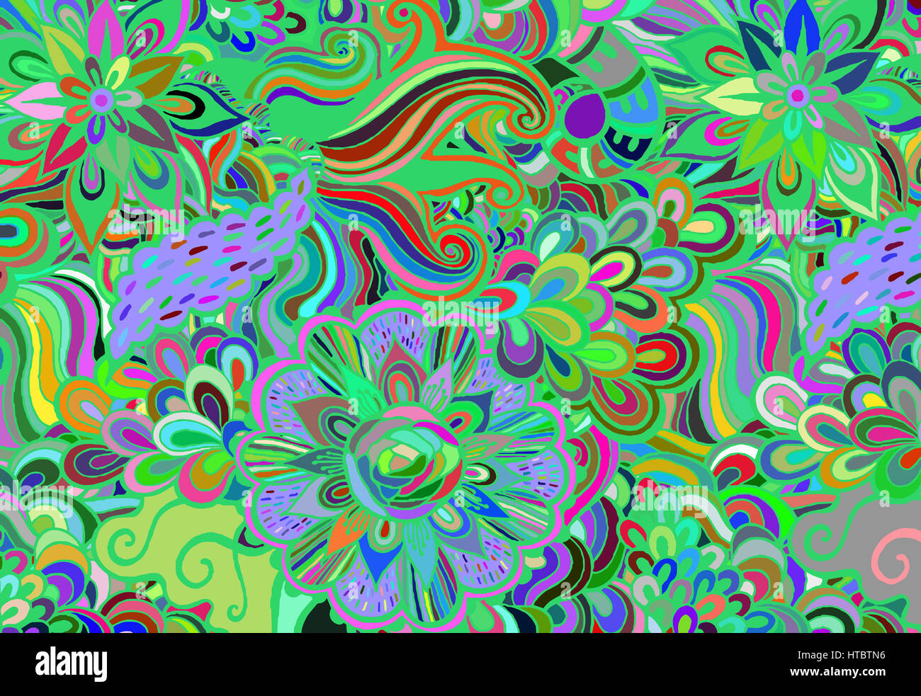 Abstract spring background from flowers.Vector Stock Photo - Alamy