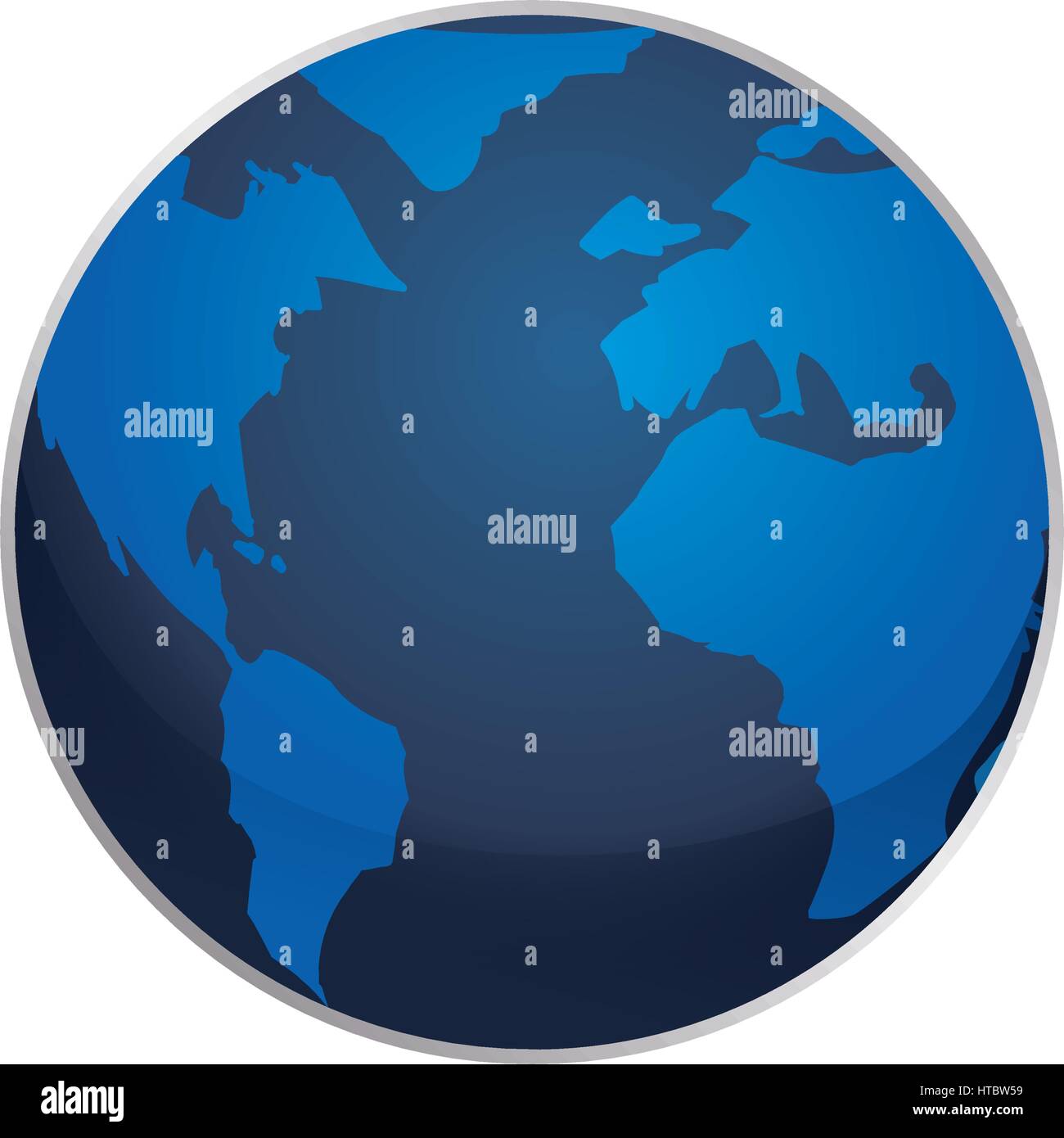 Isolated world earth Stock Vector Image & Art - Alamy