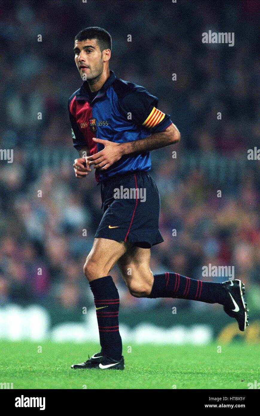 JOSEP PEP GUARDIOLA FC BARCELONA 07 November 1999 Stock Photo - Alamy