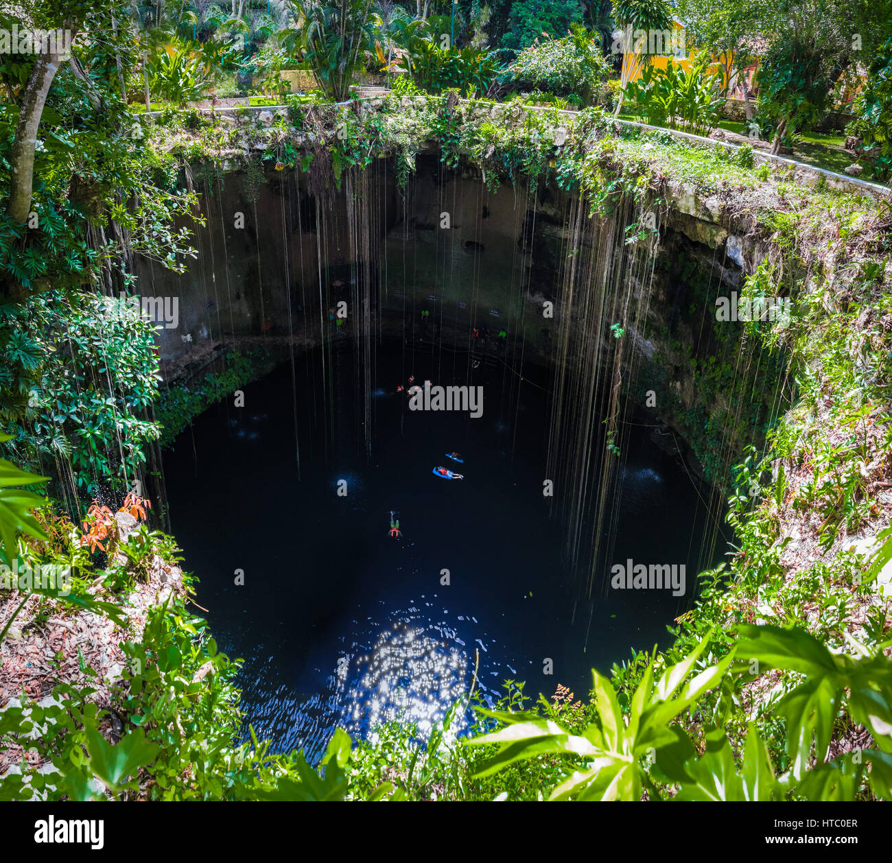Cenote Ik Kil - Yucatan, Mexico Stock Photo - Alamy