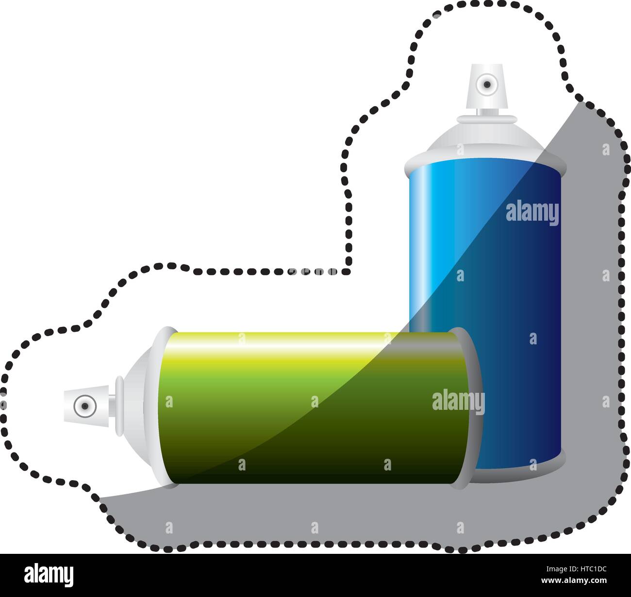 sticker colorful set aerosol spray bottle Stock Vector Image & Art Alamy