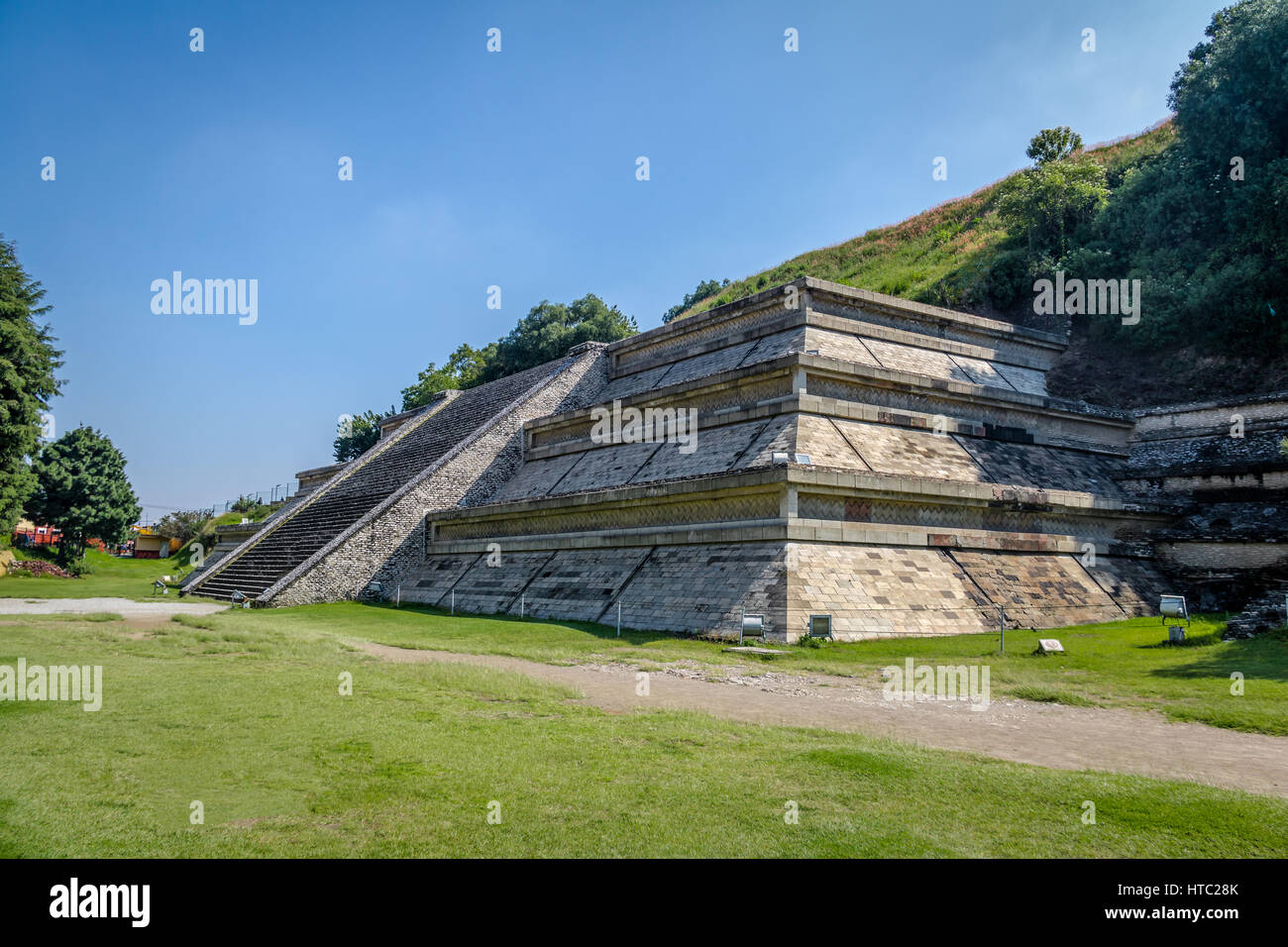 Cholula Pyramid - Cholula, Puebla, Mexico Stock Photo