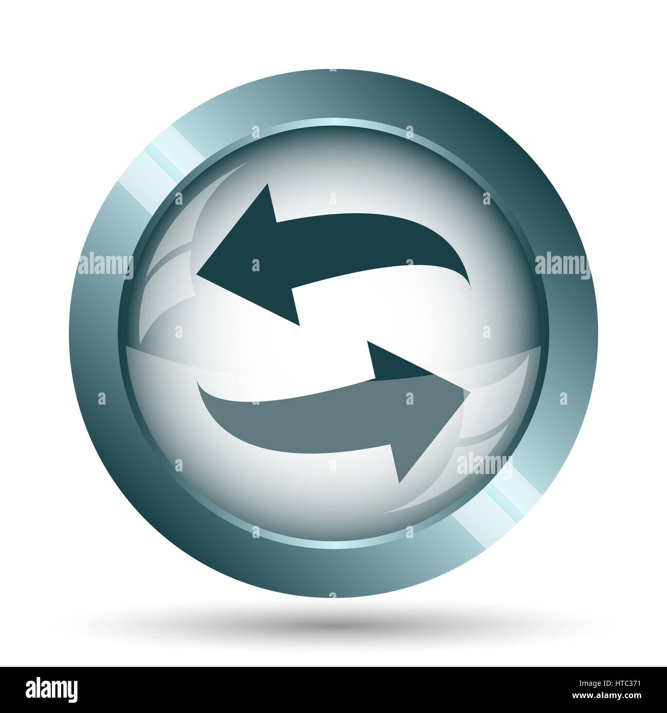 Swap icon. Internet button on white background Stock Photo - Alamy