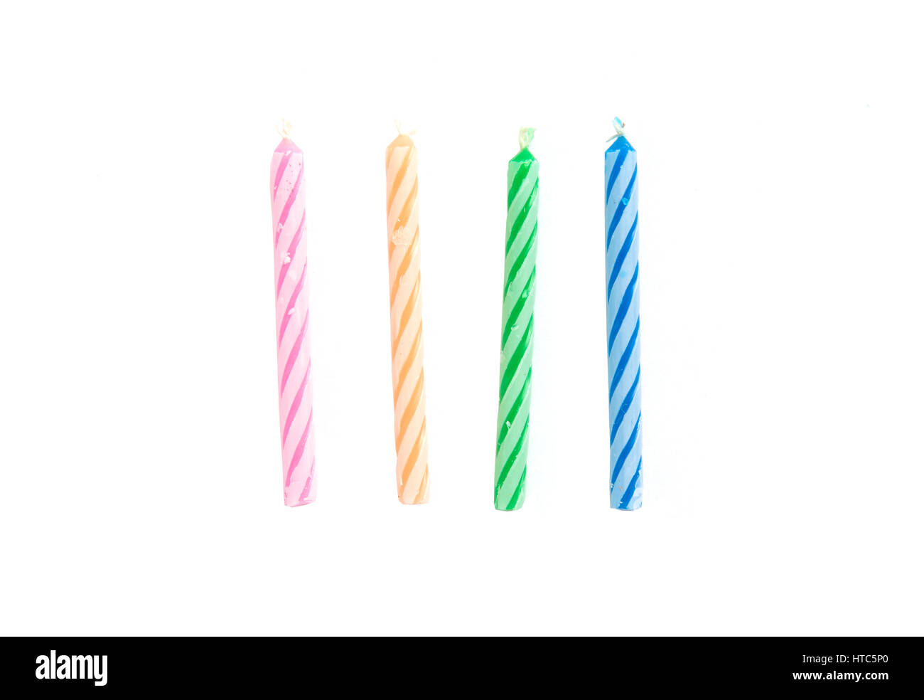 Birthday candle isolated on white background Stock Photo Alamy