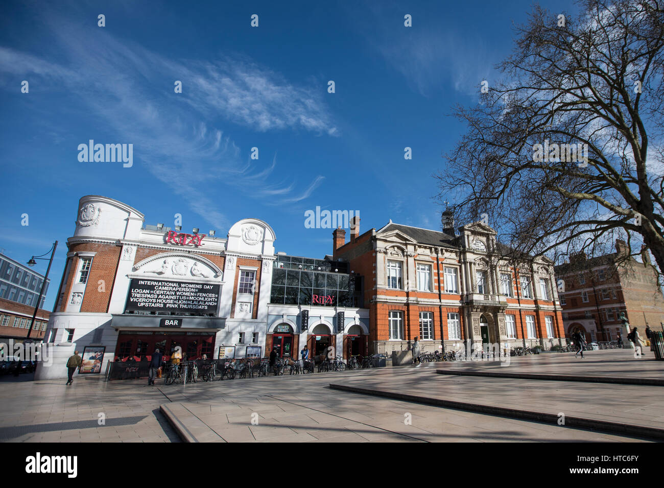 The Ritzy Cinema in Windrush Square in Brixton, London. Stock Photo