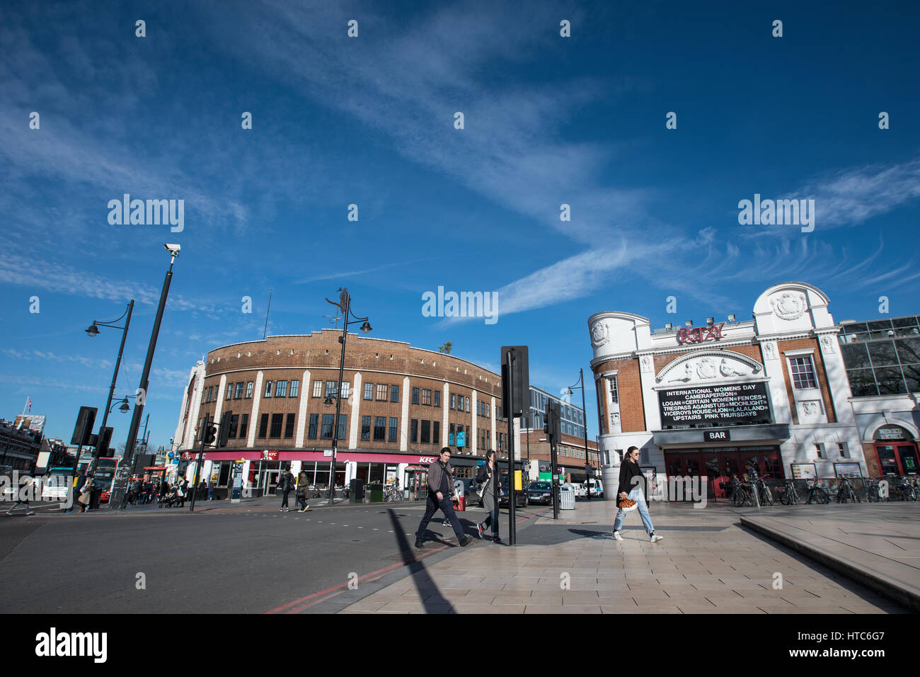 The Ritzy Cinema in Windrush Square in Brixton, London. Stock Photo