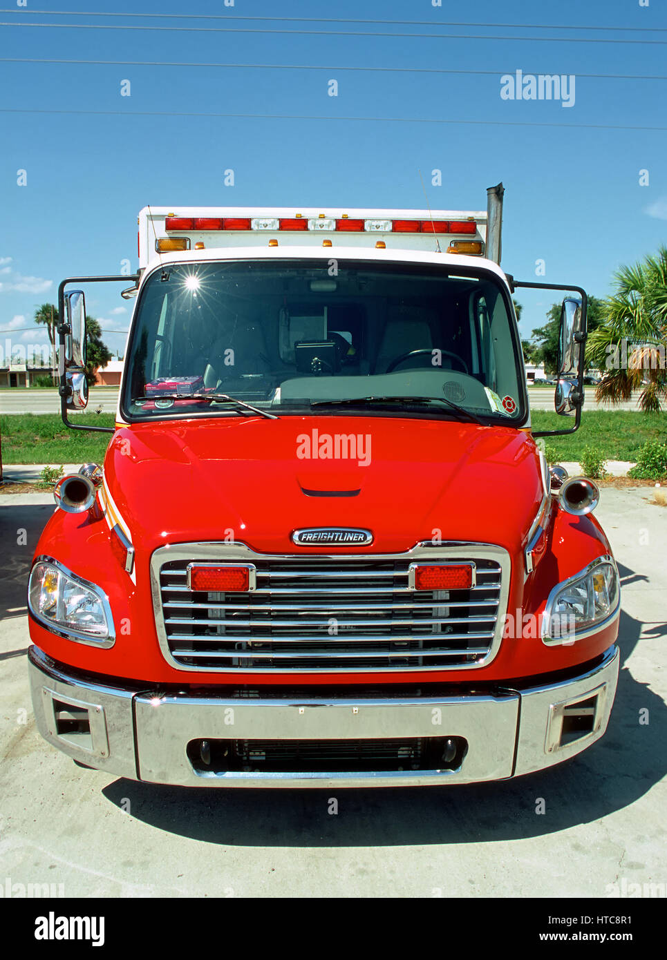 Charlotte County Fire and EMS vehicle, Florida, USA Stock Photo Alamy