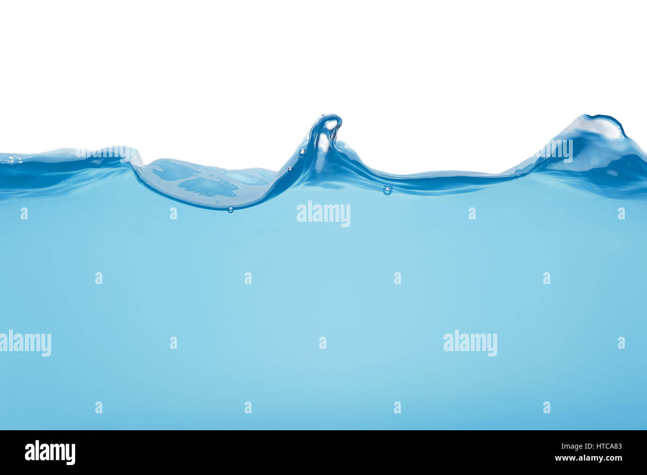 Water waves isolated on white background Stock Photo - Alamy