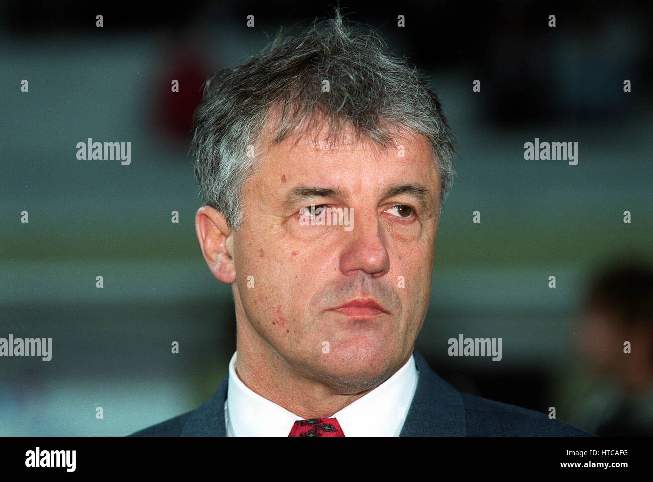 BERTALAN BICSKEI HUNGARIAN FOOTBALL COACH 28 April 1999 Stock Photo Alamy