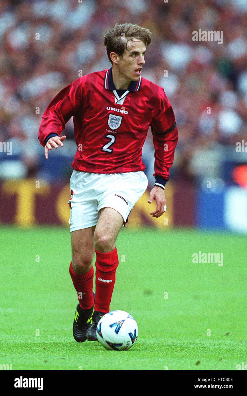 PHILIP NEVILLE ENGLAND MANCHESTER UNITED FC 05 June 1999 Stock Photo 