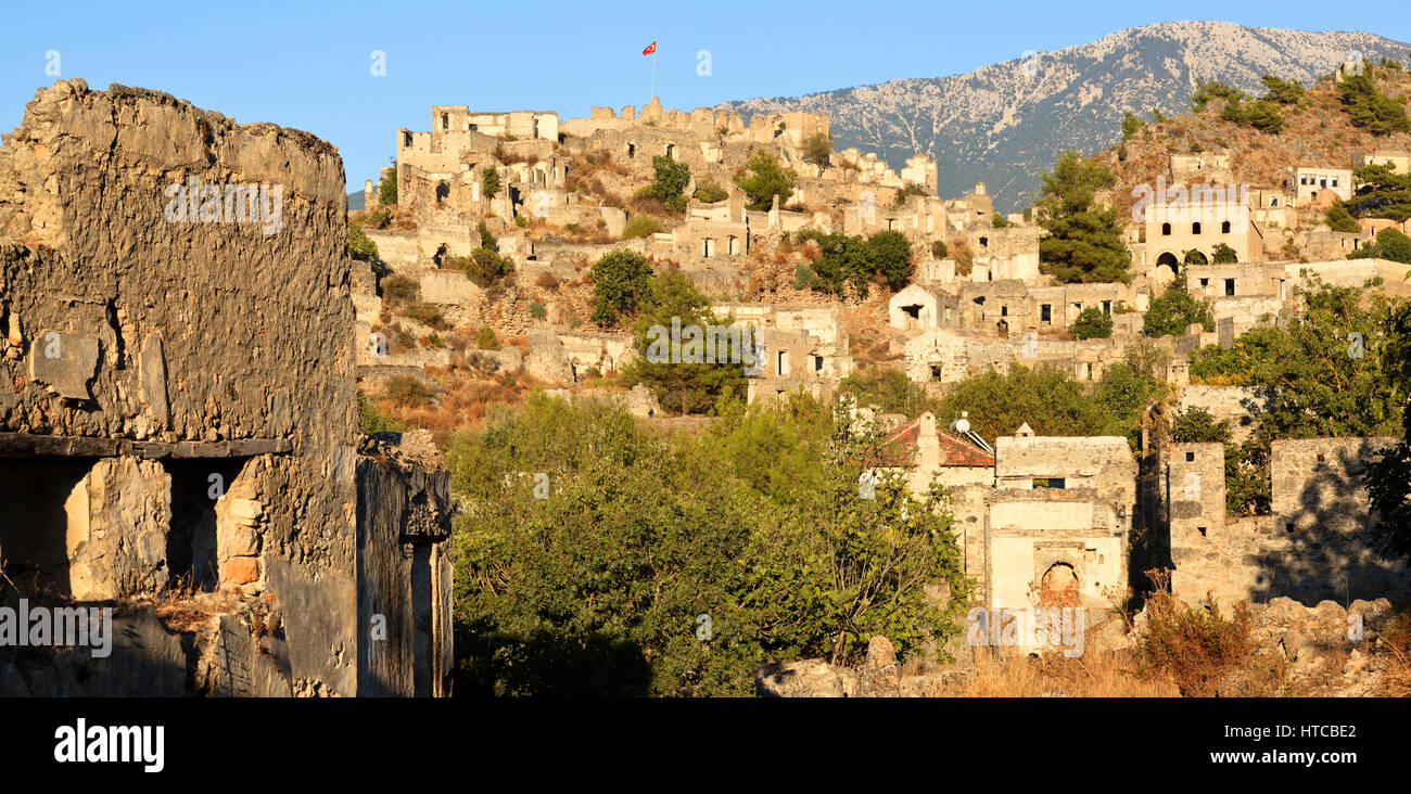 Kayakoy, Kaya valley, Turkey Stock Photo