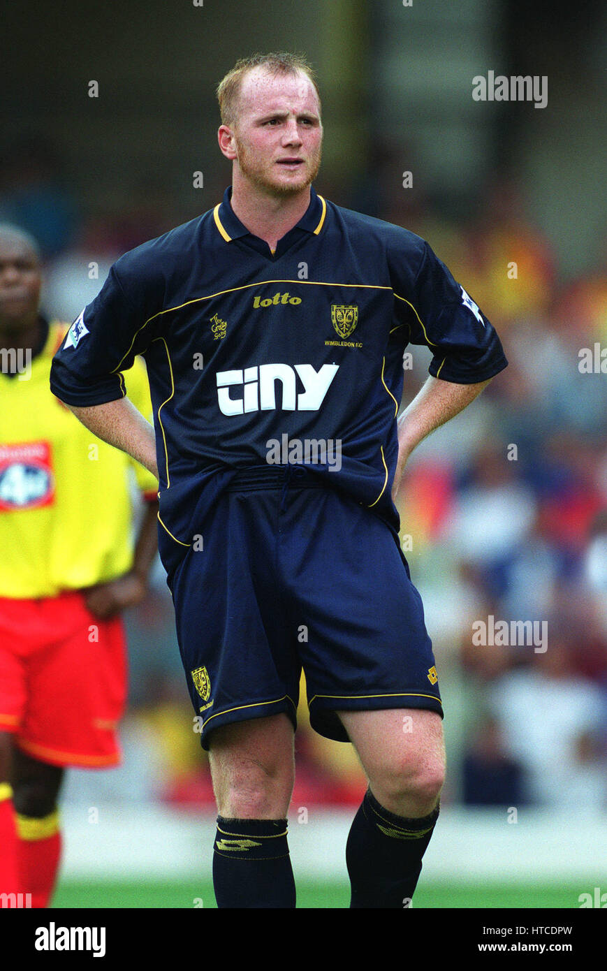 JOHN HARTSON WIMBLEDON FC 07 August 1999 Stock Photo Alamy