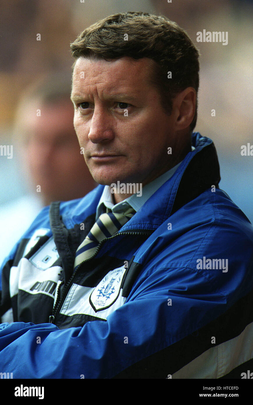 Sheffield Wednesday Manager Danny Wilson watches as his side are beaten 8-0  by Newcastle United in their Premiership football match at St James Park  Stock Photo - Alamy, image size:869x1390