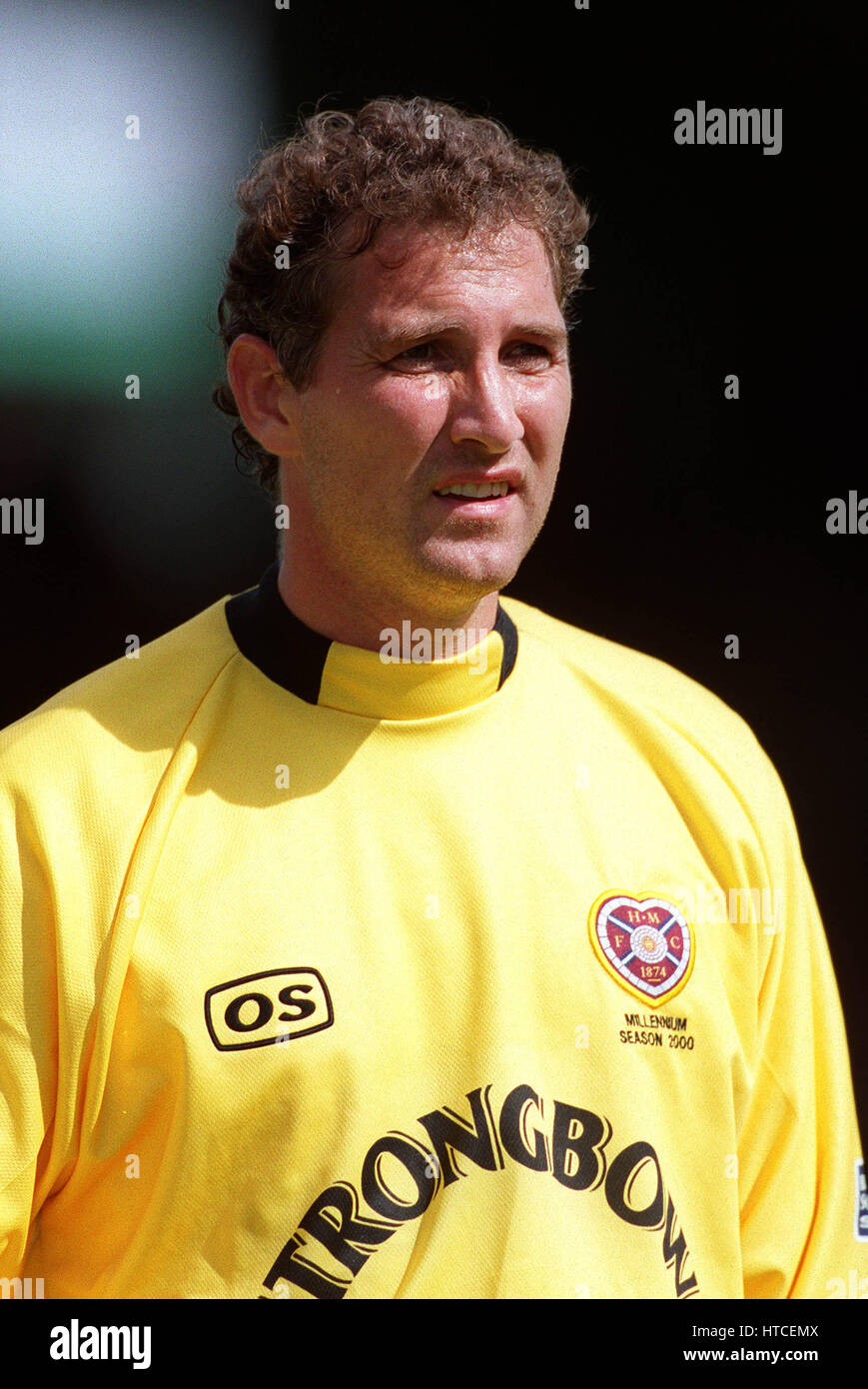 Gilles Rousset Rennes GILLES ROUSSET HEART OF MIDLOTHIAN FC 14 August 1999 Stock Photo - Alamy