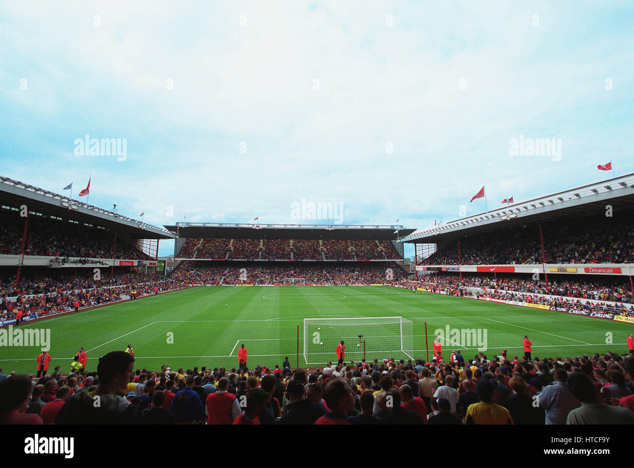 HIGHBURY ARSENAL FC 22 August 1999 Stock Photo