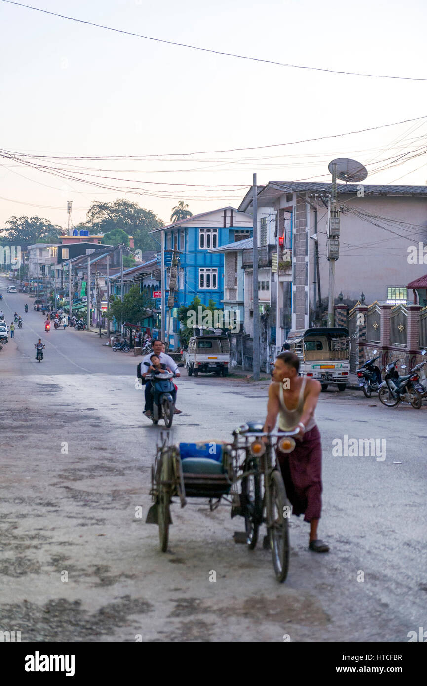Myanmar (ex Birmanie). Etat Mon. Mawlamyine (Moulmein) // Myanmar (formerly Burma). Mon State. Mawlamyine (Moulmein) Stock Photo