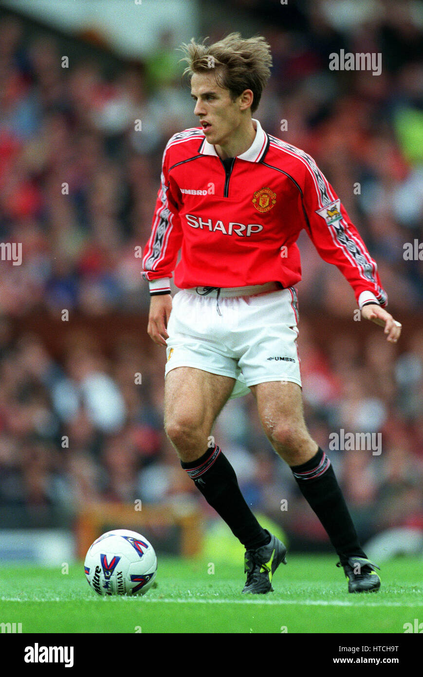 PHILIP NEVILLE MANCHESTER UNITED FC 16 September 1999 Stock Photo - Alamy