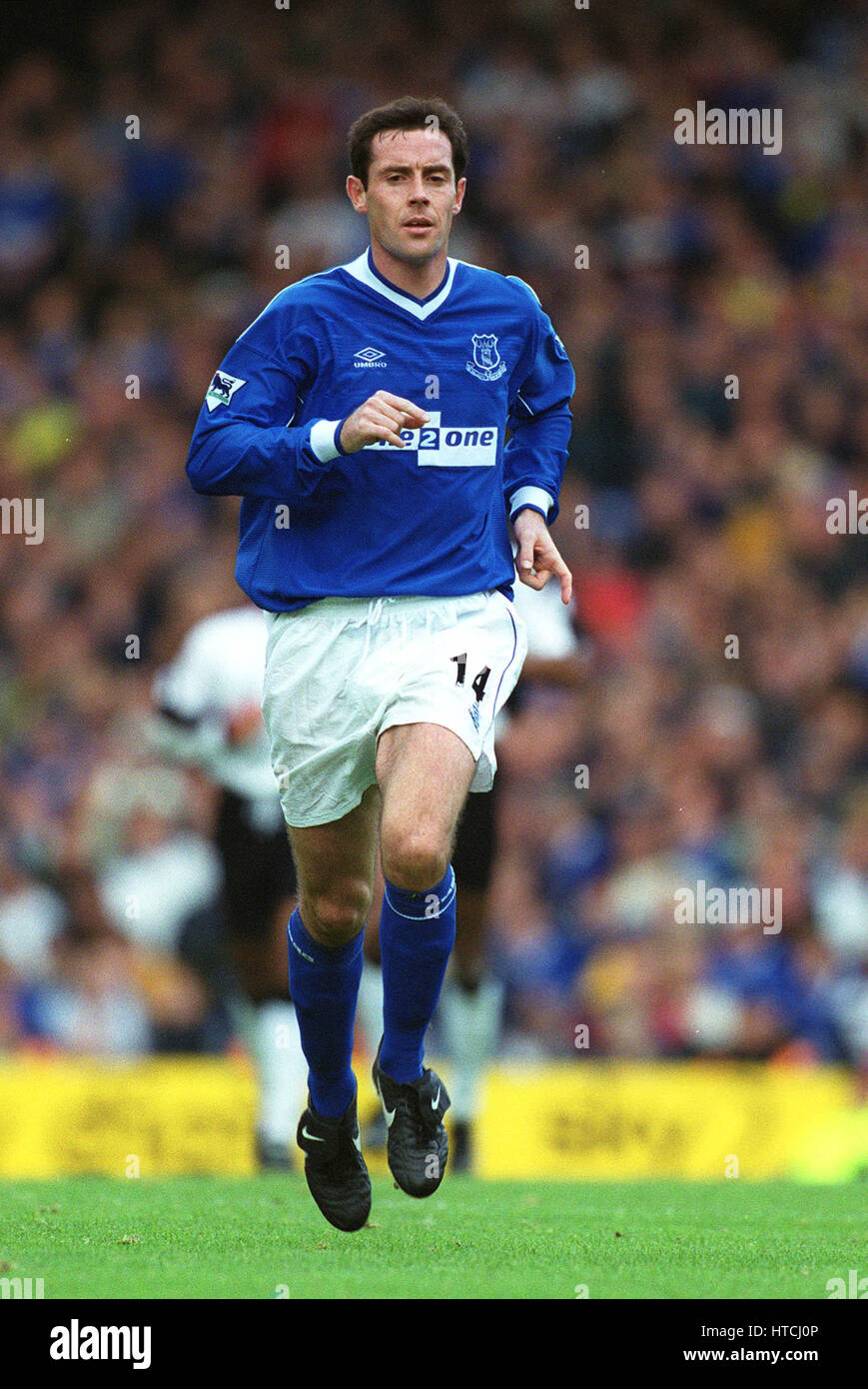 DAVID WEIR EVERTON FC 01 October 1999 Stock Photo