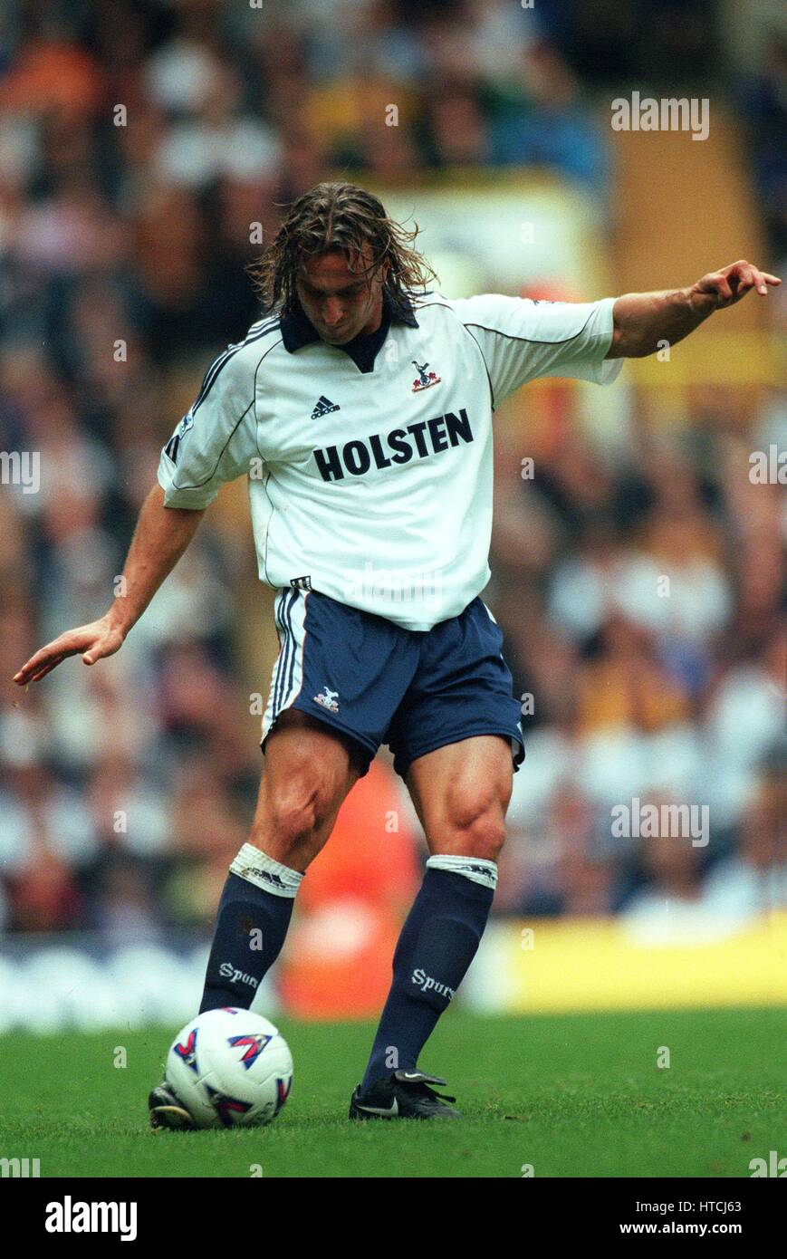 DAVID GINOLA TOTTENHAM HOTSPUR FC 24 September 1997 Stock Photo