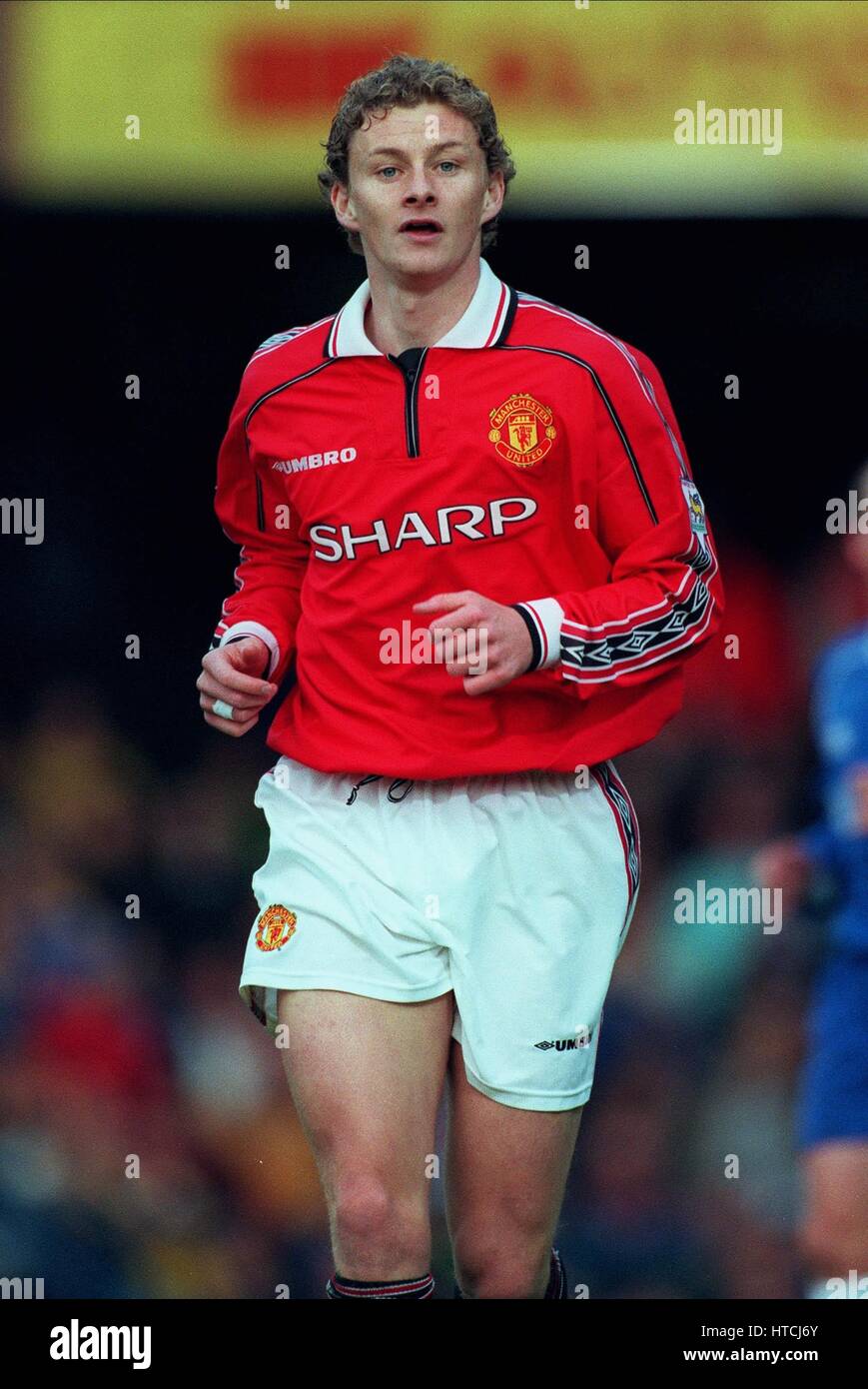 Ole Gunnar Solskjaer Manchester United Fc 03 October 1999 Stock Photo Alamy