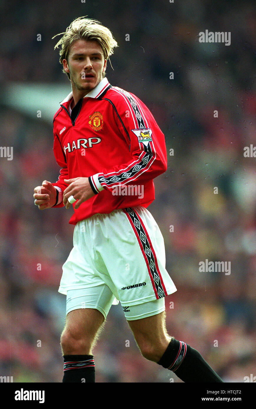 DAVID BECKHAM MANCHESTER UNITED FC 17 October 1999 Stock Photo