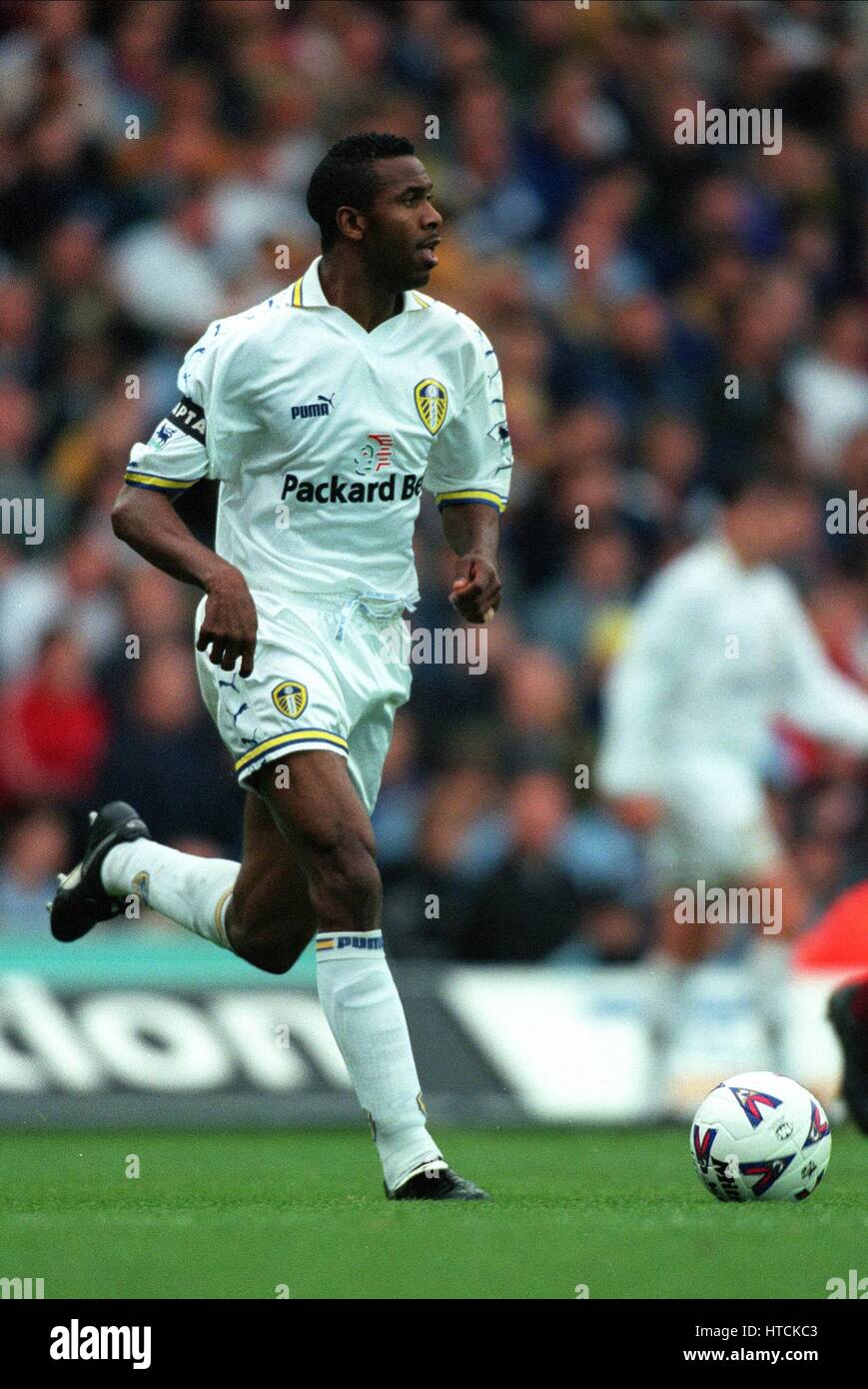 Lucas radebe leeds united fc 30 october 1999 stock photo alamy