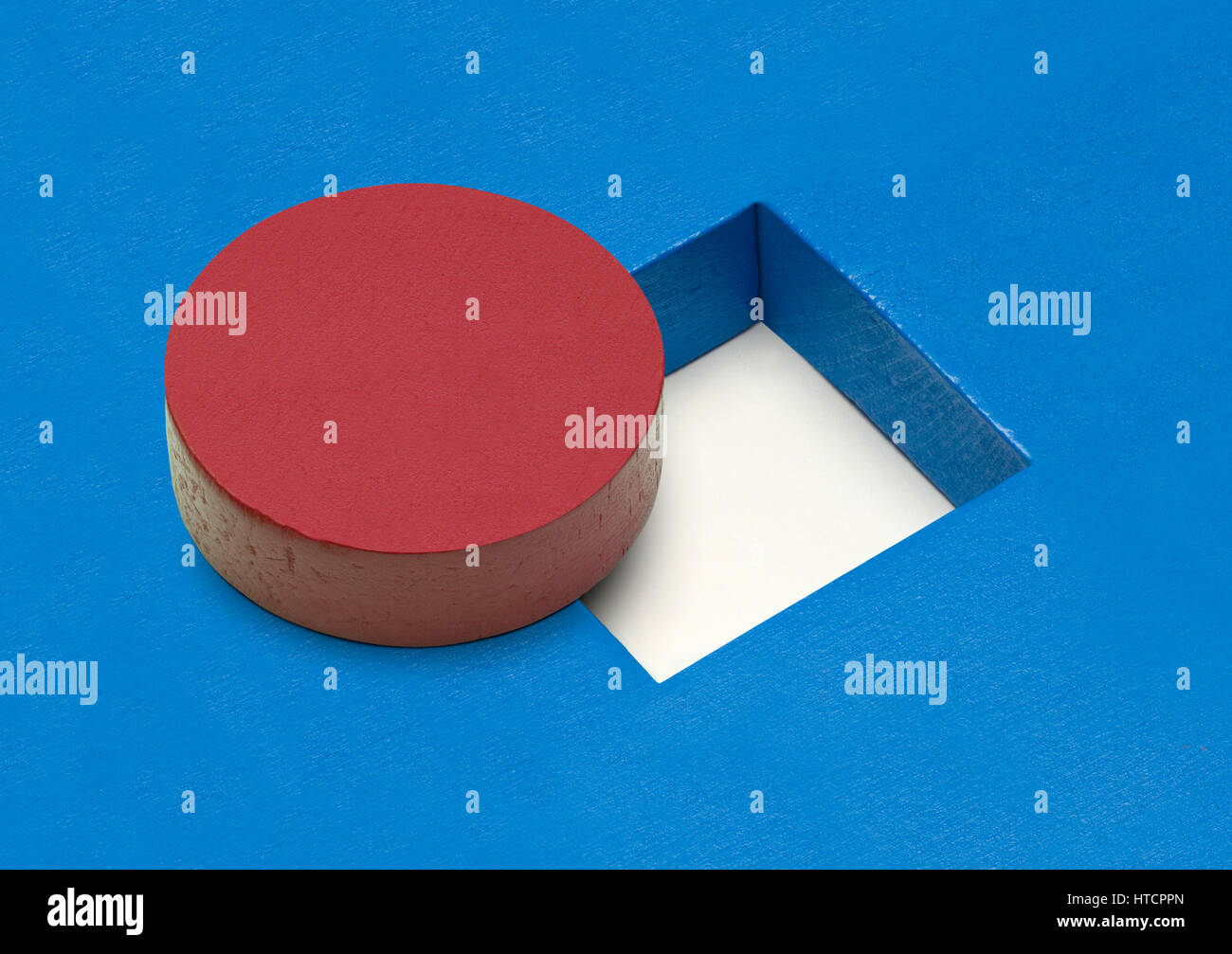 Square peg toy hi-res stock photography and images - Alamy