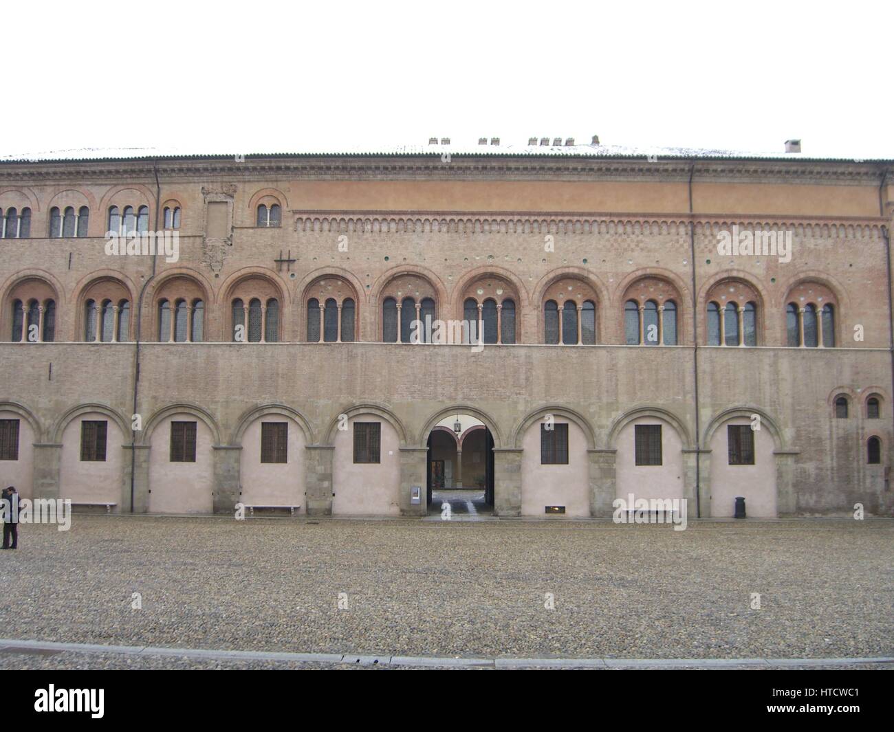 Duomo and Baptistery, Parma, Emilia-Romagna, Italy Stock Photo