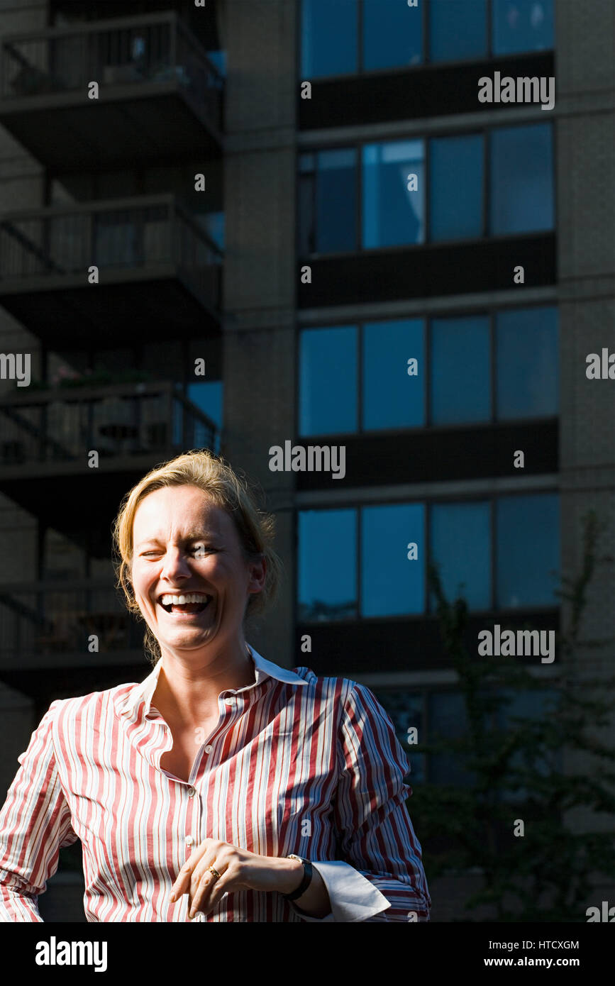 Laughing business woman taking hi-res stock photography and images - Alamy