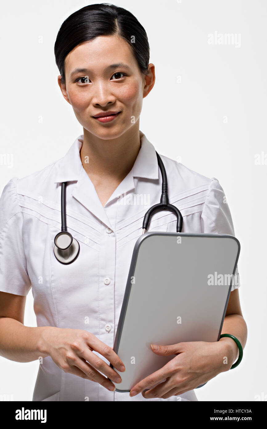 Portrait of a nurse Stock Photo