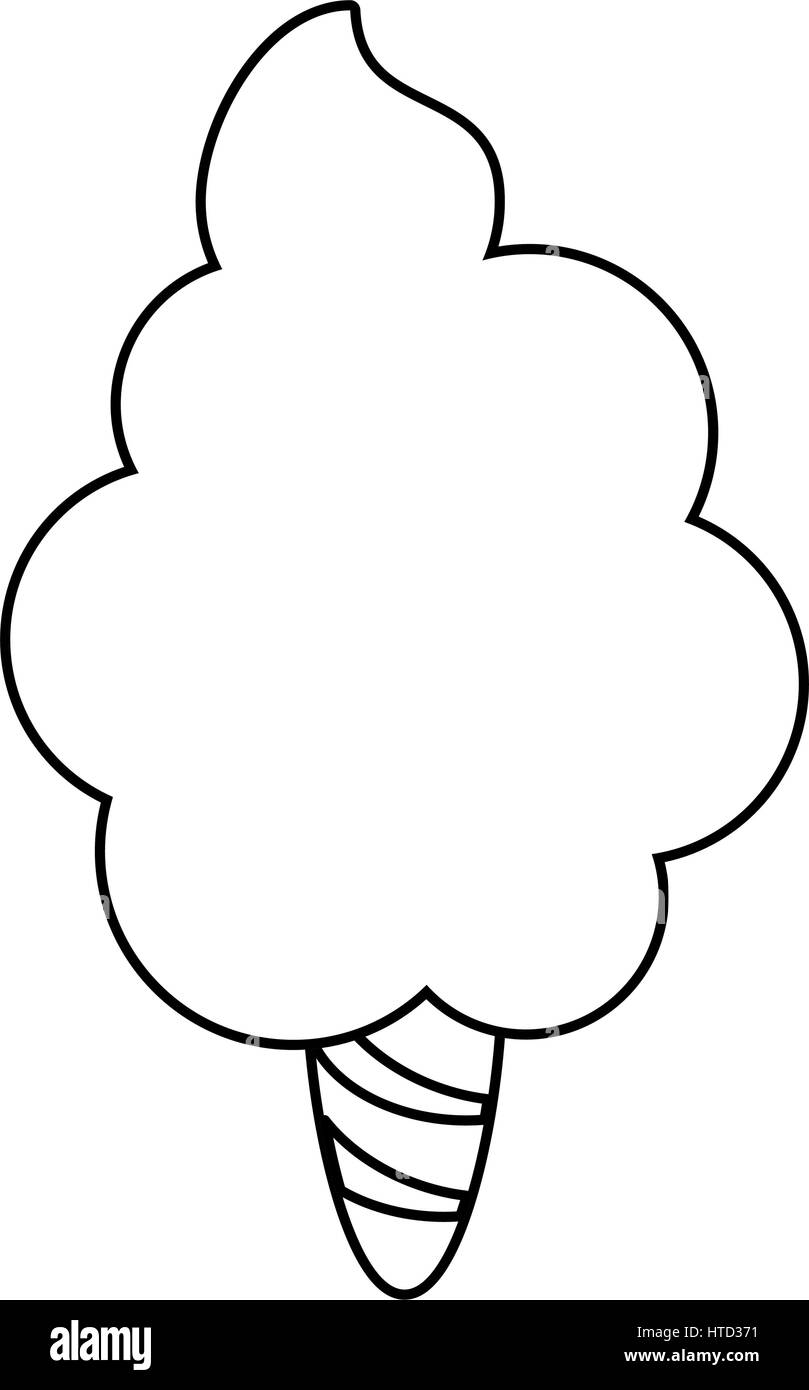 Carnival Clip Art Black And White Cotton Candy