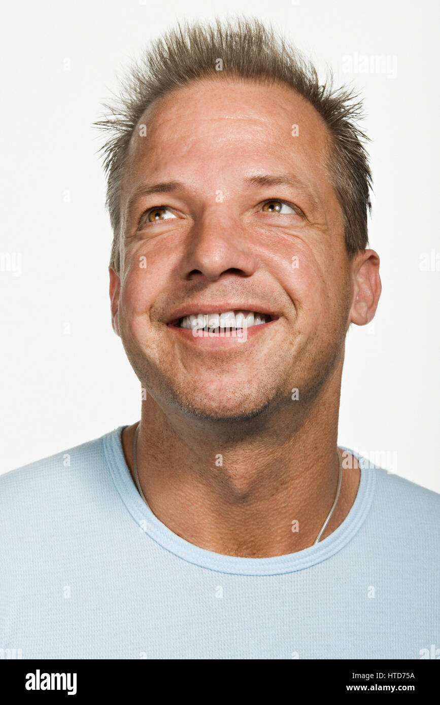 Mid Average Man Portrait of mid adult Caucasian man Stock Photo - Alamy