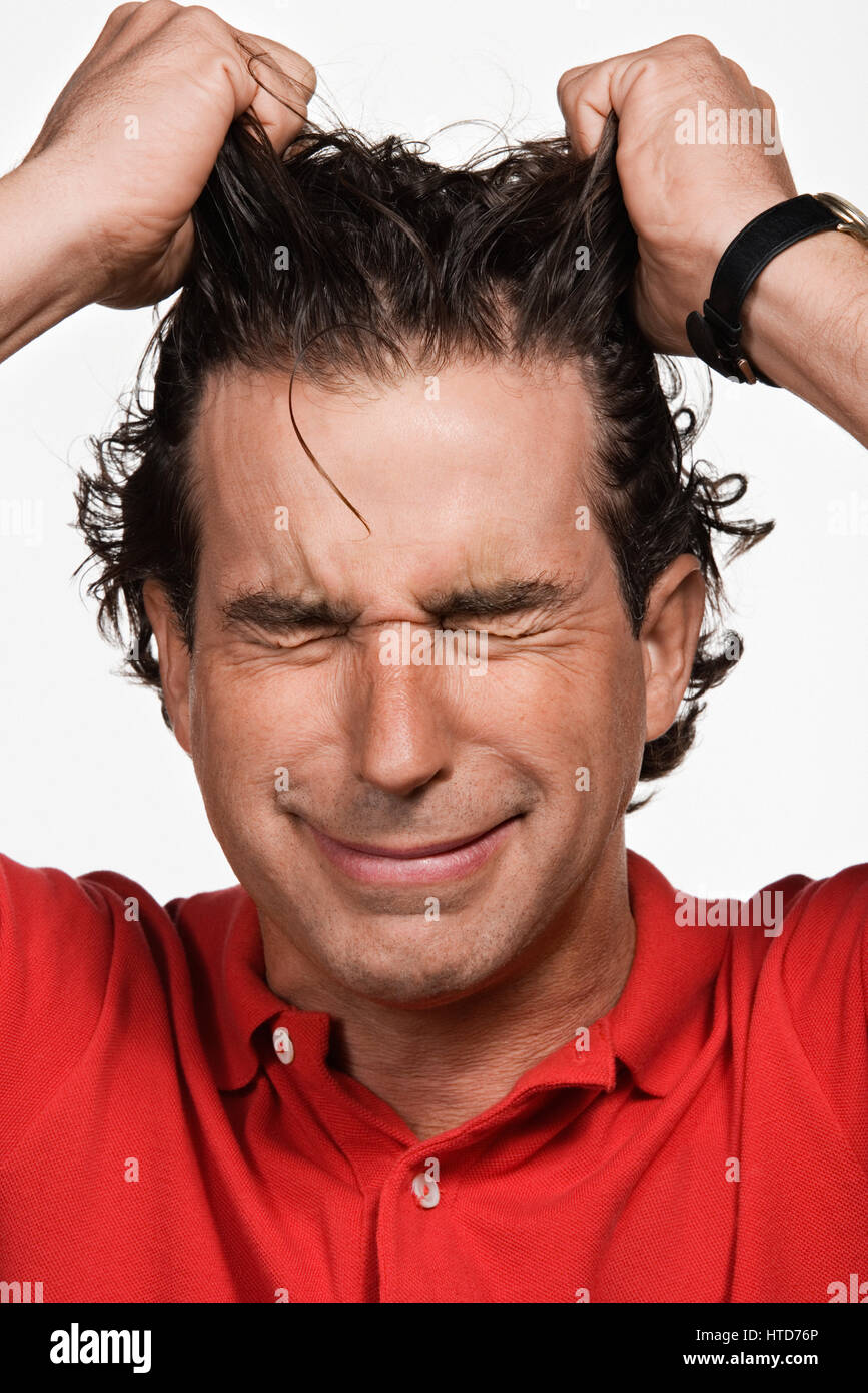 Portrait of mid adult Caucasian man Stock Photo