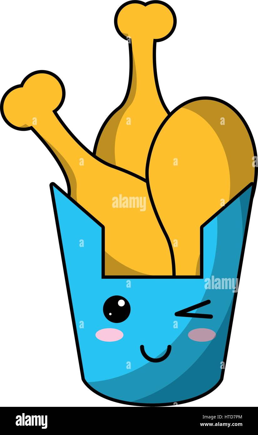 photo Kawaii Fried Chicken alamy