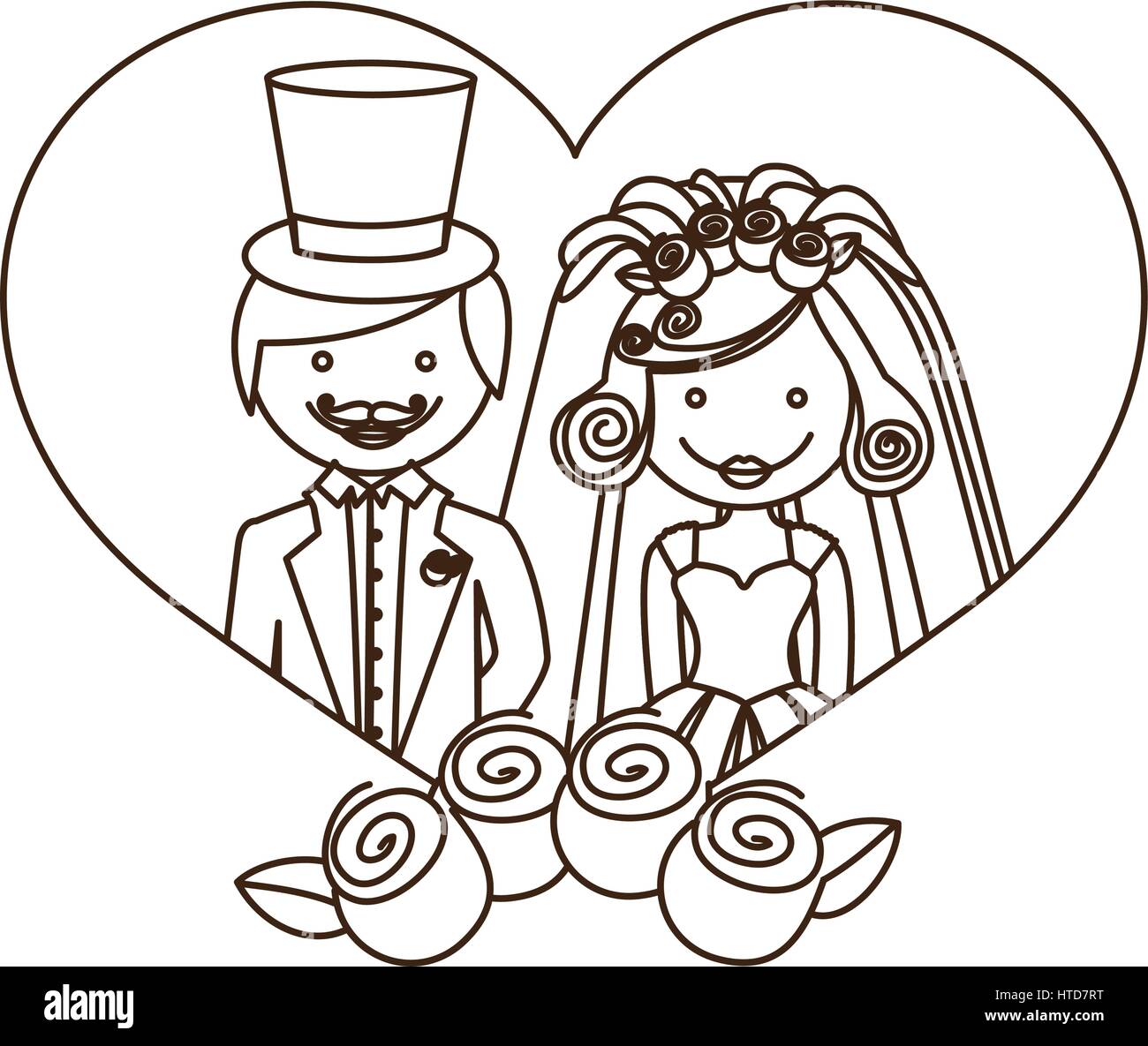 28,893 Wedding Couple Sketch Images, Stock Photos & Vectors | Shutterstock