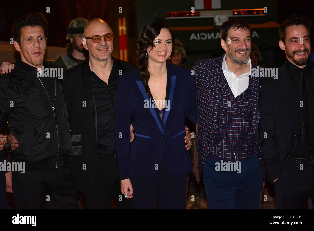 Madrid, Spain. 09th Mar, 2017. (L-R) Spanish actors Mariam Hernandez