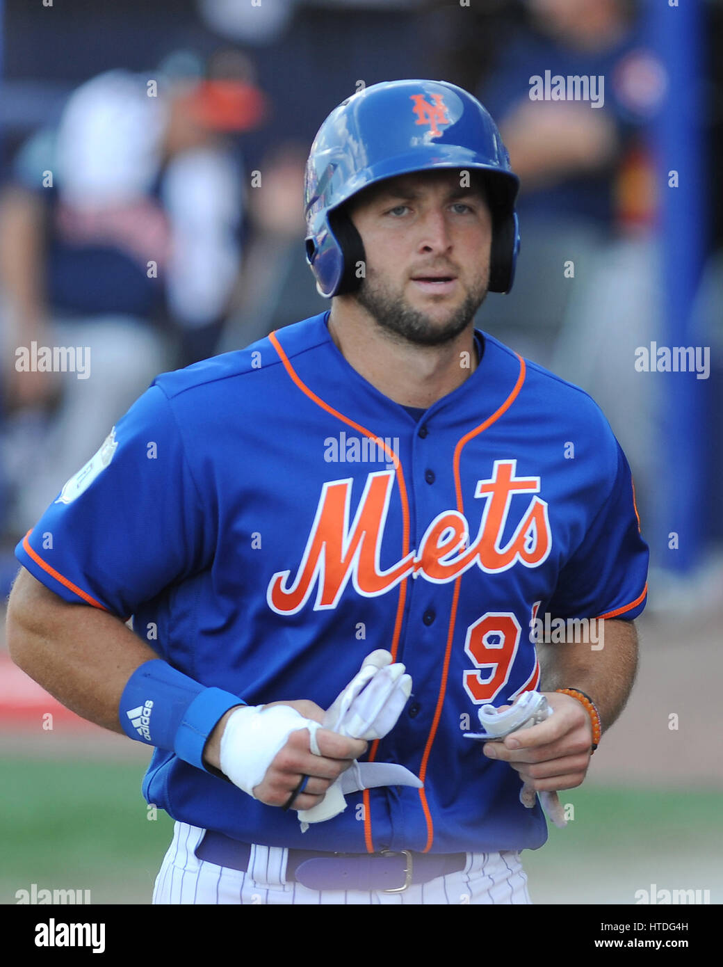 New York Mets Gregg Jefferies at the spring training baseball facility in  Orlando, Florida on March 12, 1989. Photo by Francis Specker Stock Photo -  Alamy