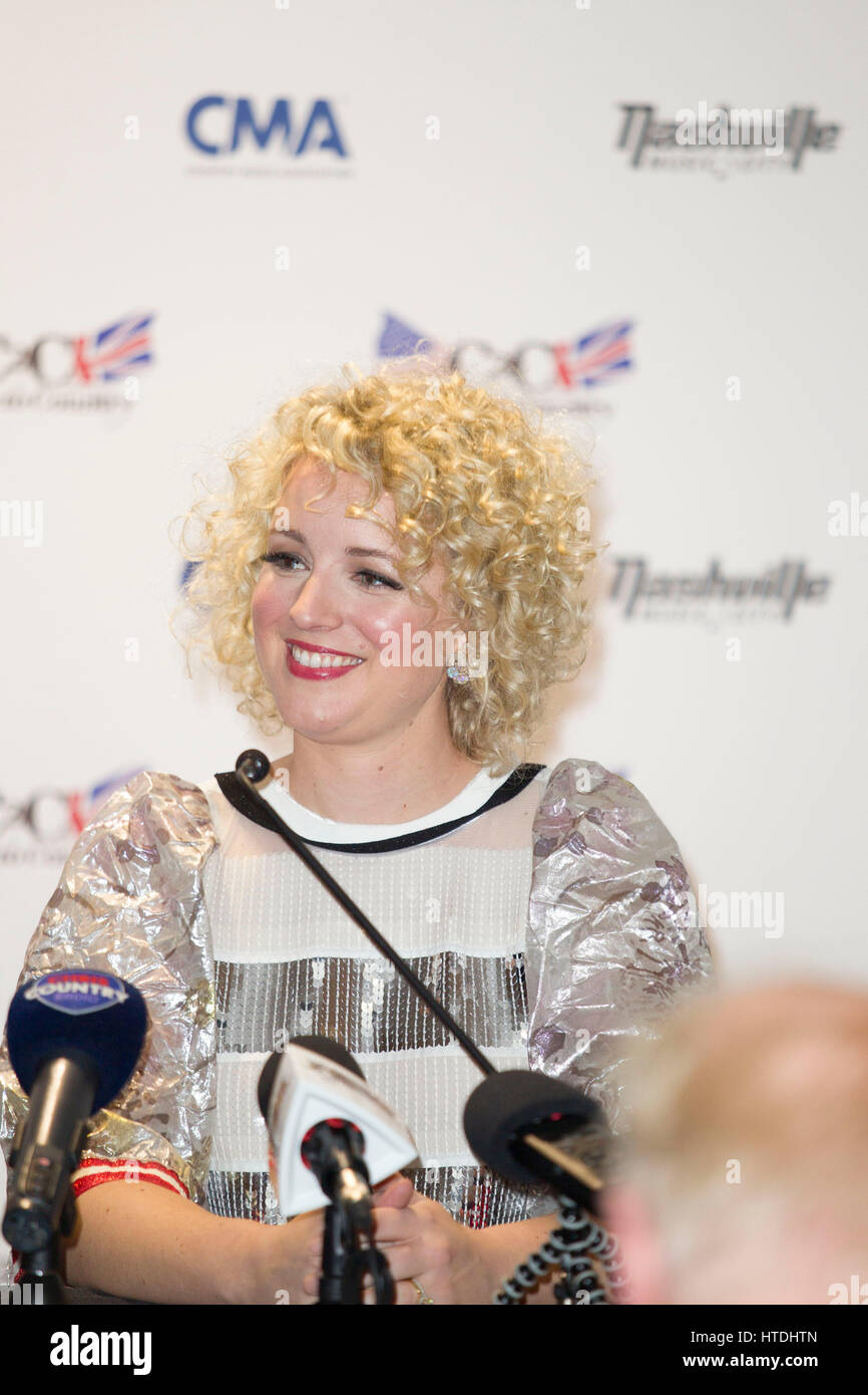 London, UK. 10th March 2017. CAM appearing at the Country2Country music festival at the O2 in London Credit: The Photo Access/Alamy Live News Stock Photo
