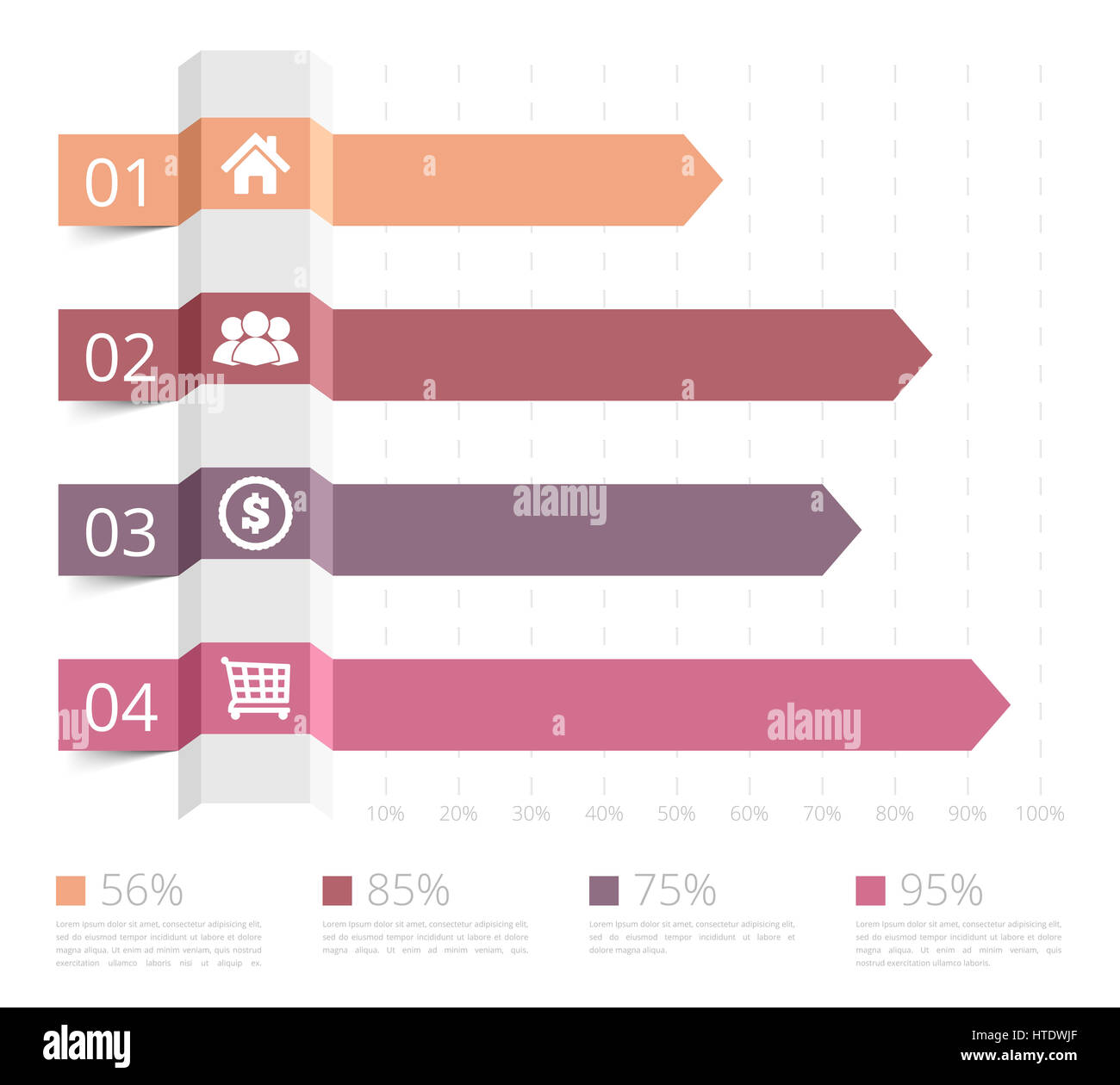 Horizontal Bar Chart Design