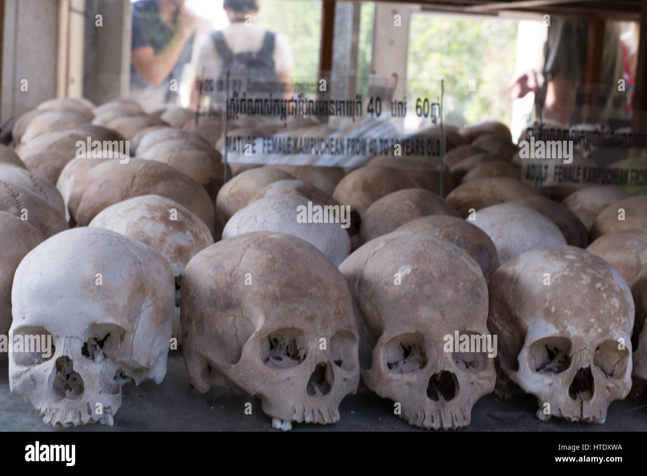 Choenung Ek Genocidal Center, Phnom Penh, Cambodia Stock Photo