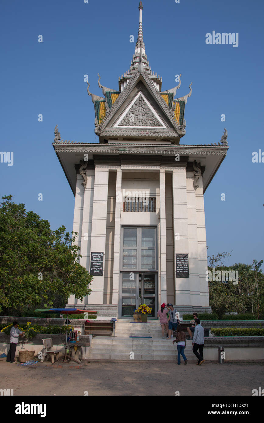 Choenung Ek Genocidal Center, Phnom Penh, Cambodia Stock Photo