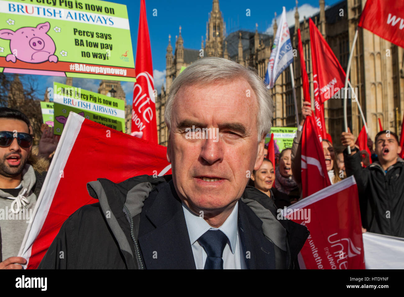 Striking British Airways Cabin Crew Take Poverty Pay Battle To