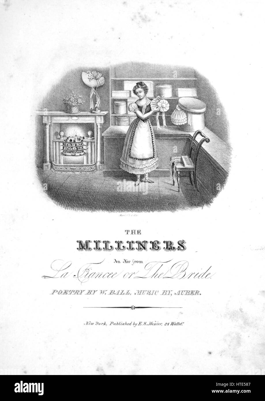 The Milliners Sheet music cover image of the song 'The Milliners An Air from La ...