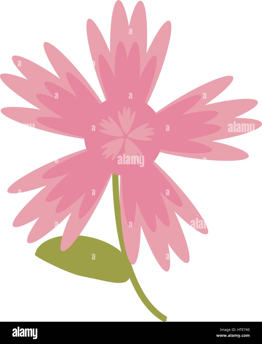 pink flower natural image Stock Vector Image & Art - Alamy