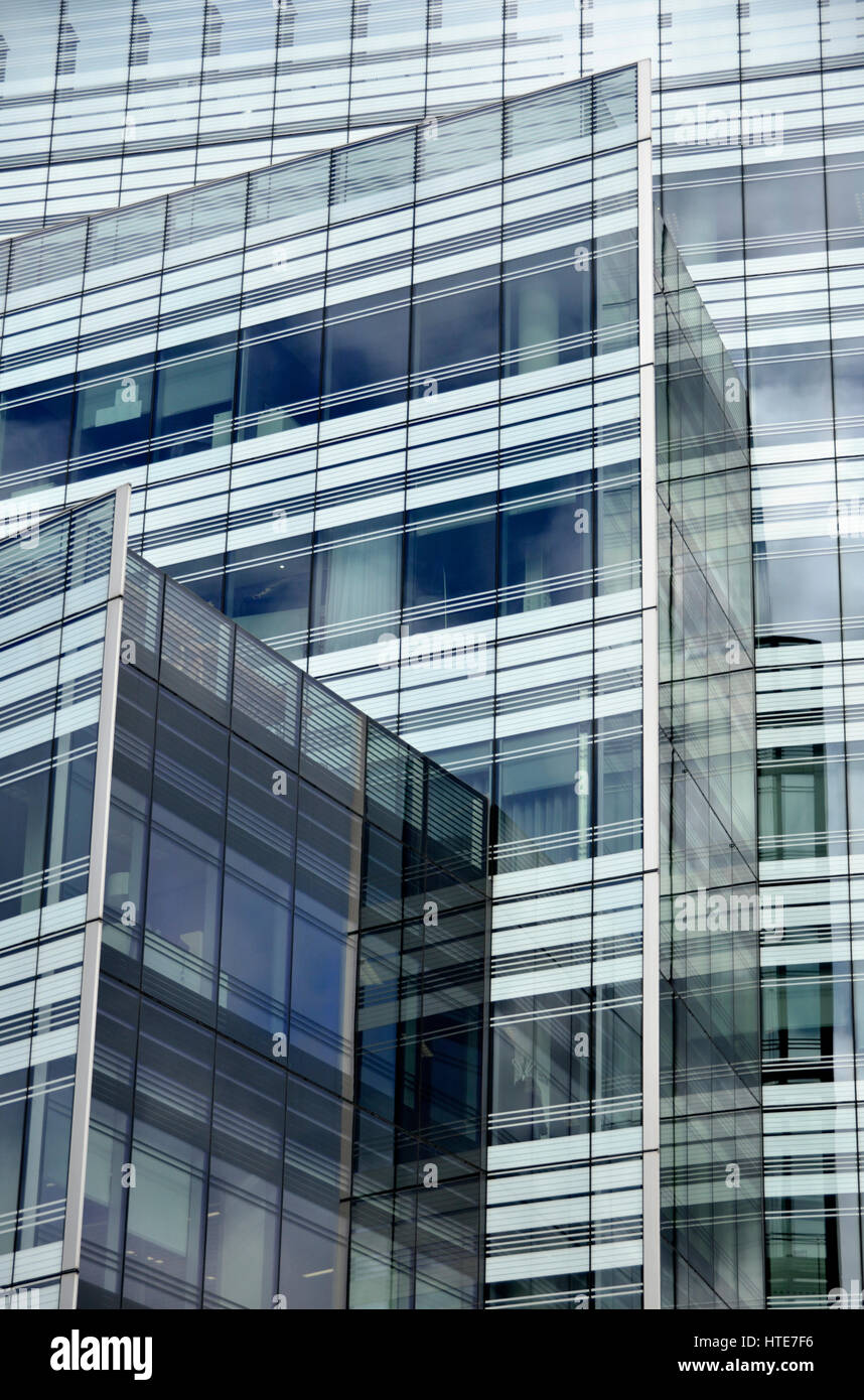 Office buildings at 10 and 12 Hammersmith Grove, Hammersmith, London, UK. Stock Photo