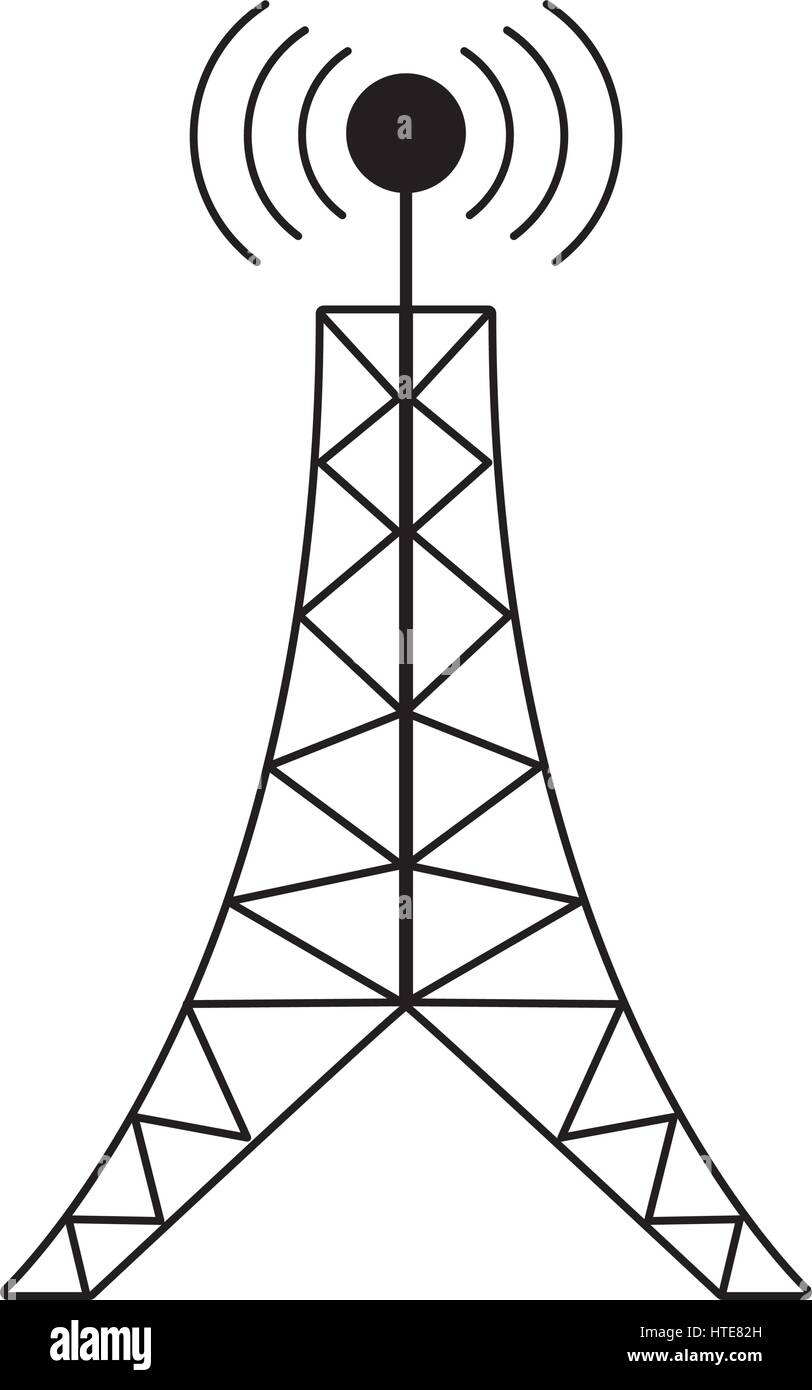 Radio Antenna Tower Drawing