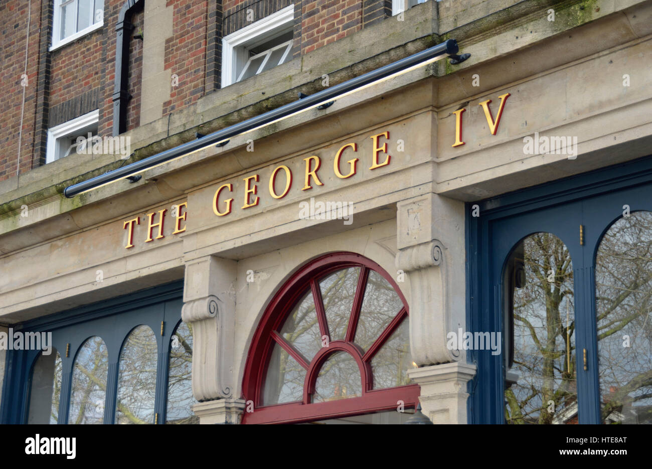 The George IV pub in Chiswick, London, UK. Stock Photo