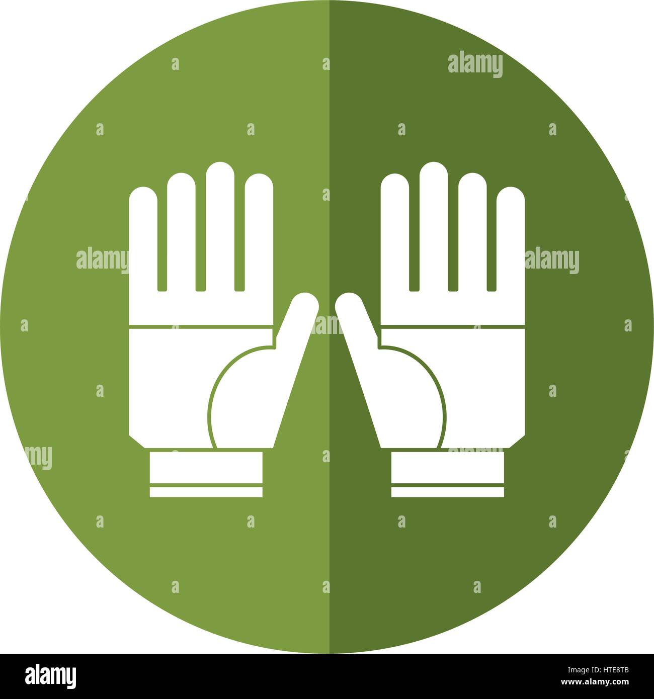 Garden gloves cutout Stock Vector Images - Alamy