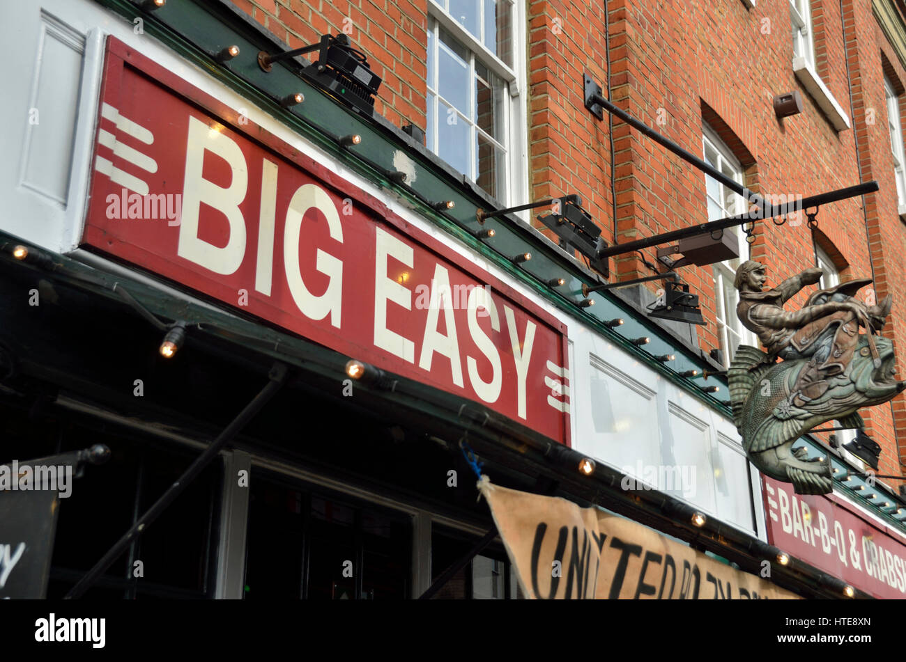 Big Easy American diner restaurant in King’s Rd, Chelsea, London, UK Stock Photo Alamy