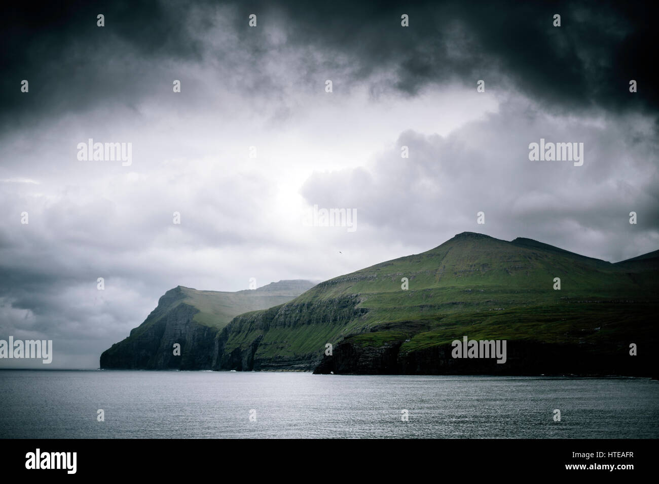 Beautiful landscape ain the Faroe Islands. Stock Photo